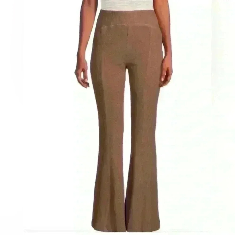 Area Stars Ribbed Flare Pull On Pants